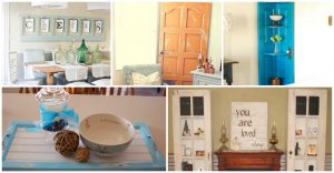 Many Ways to Upcycle Old Doors into Decor