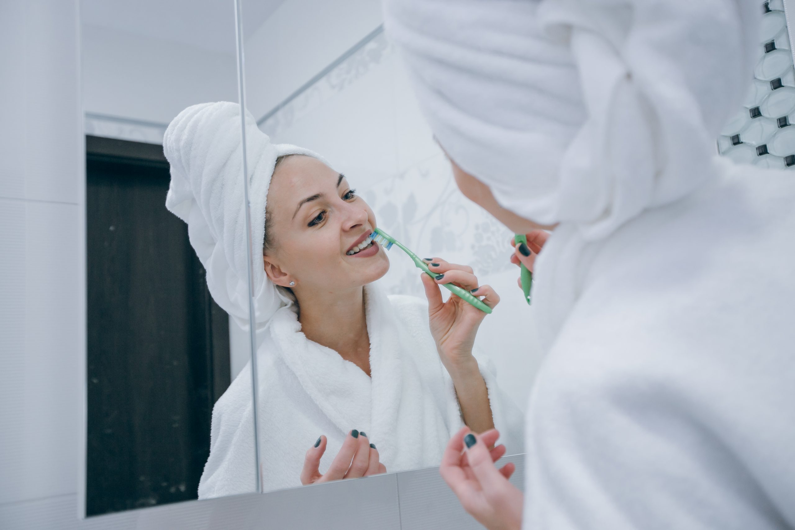 whiten teeth at home