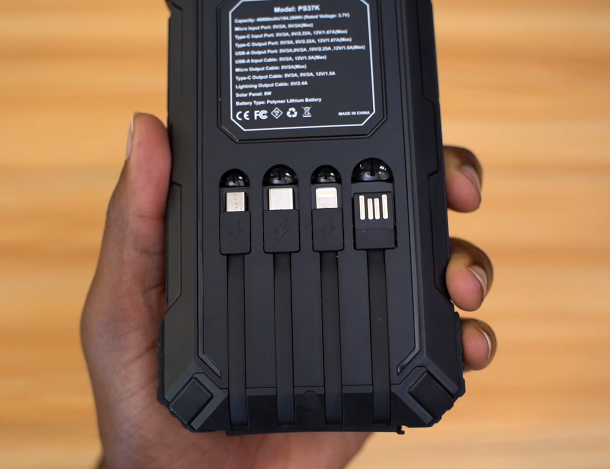 KEPSWIN solar charger power bank