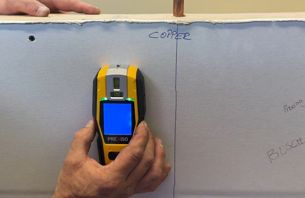 copper pipe detection